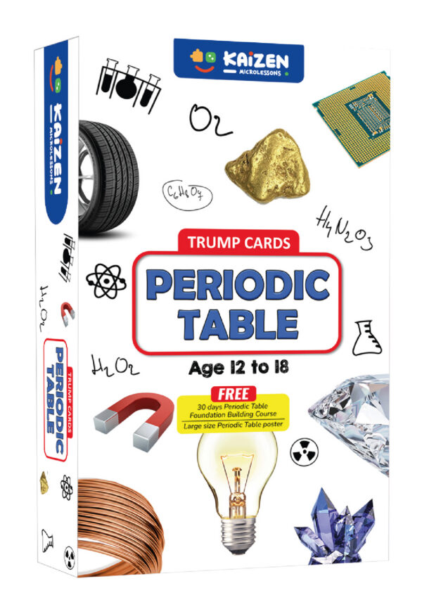 Periodic Table Trump Card Game for All Ages - Includes Large Sized Periodic Table Chart